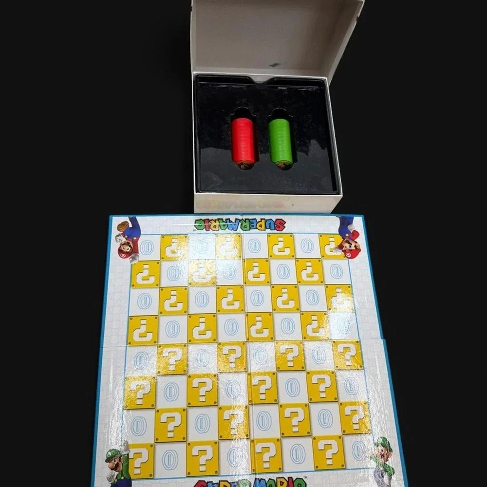 Super Mario Checkers Collector's Edition Board Game - Complete Set USAopoly2012